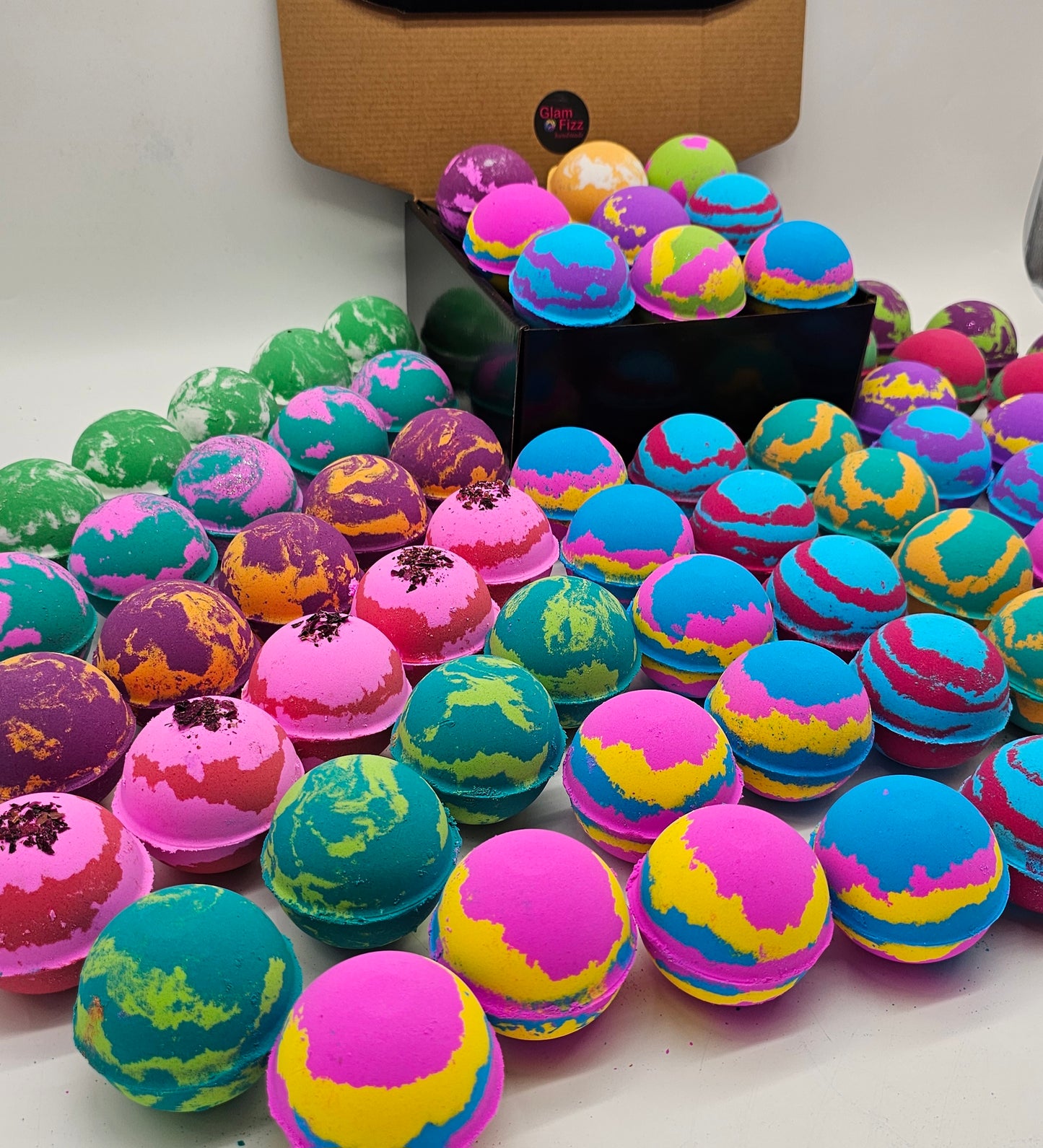 9 Rounded Bath Bombs Bundle